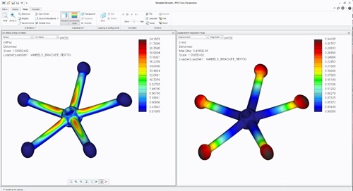 Simulation available from within a CAD tool