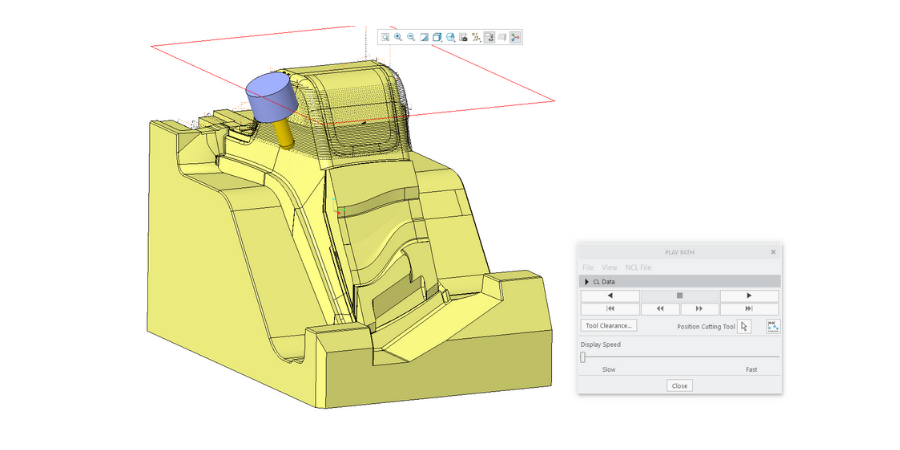 5 axis toolpath in Creo 8.